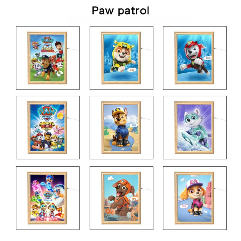 Cosplay Prop Painting - Veilleuse LED Paw Patrol, peinture décorative,