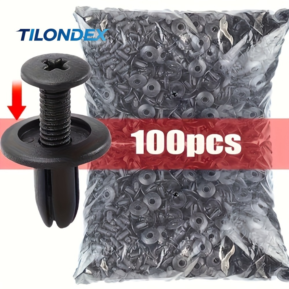 Snap Fastener Set - TILONDEX Lot de 100 attaches automobiles